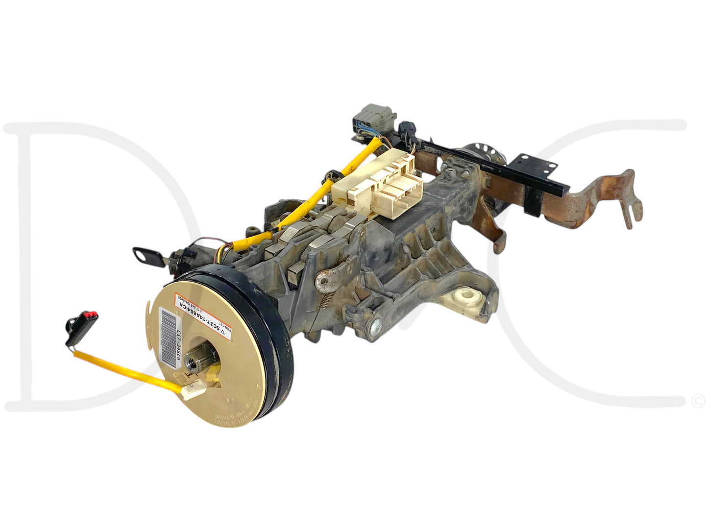 05-07 Ford F250 F350 Tilt Steering Column Auto Trans W/ Key & Clockspring OE