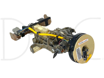 05-07 Ford F250 F350 Tilt Steering Column Auto Trans W/ Key & Clockspring OE