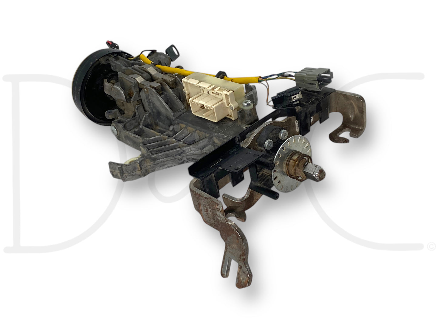 05-07 Ford F250 F350 Tilt Steering Column Auto Trans W/ Key & Clockspring OE