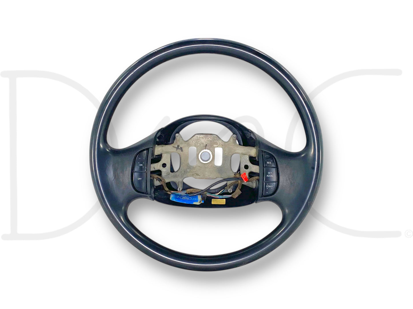 05-07 Ford F250 F350 Steering Wheel W/ Cruise Control Black OEM