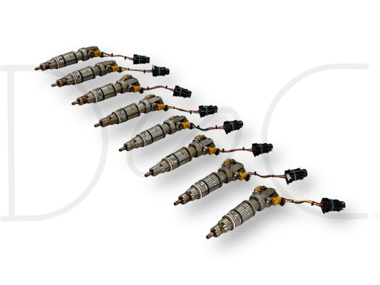 03-07 Ford F250 F350 6.0 6.0L Diesel Fuel Injector Set (8) Injectors *Cores*