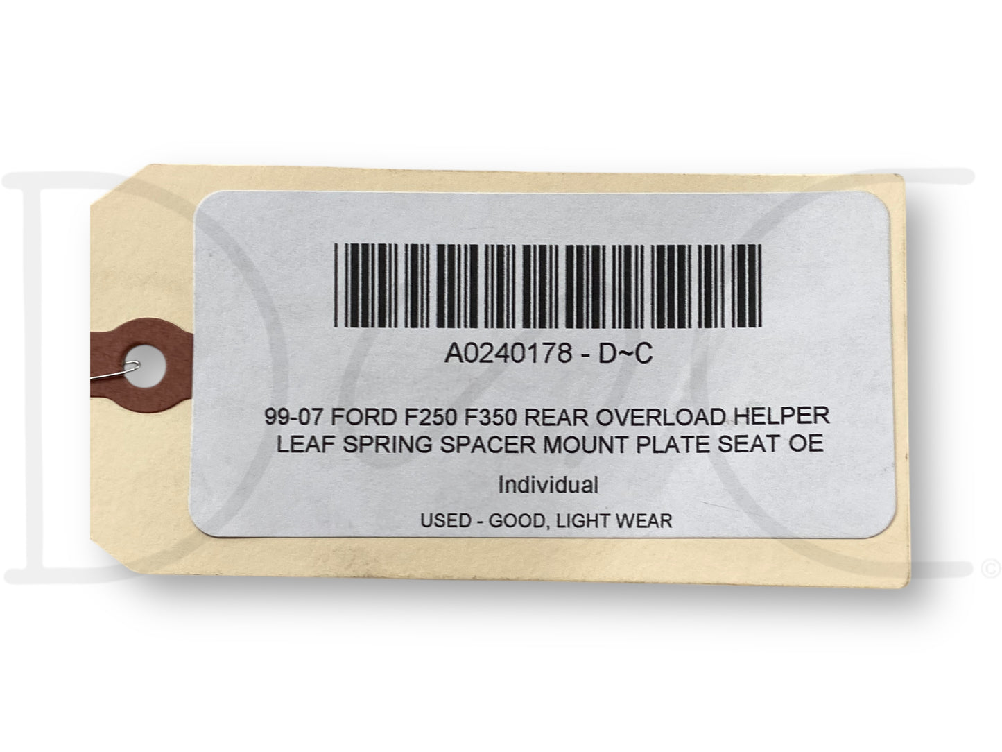99-07 Ford F250 F350 Rear Overload Helper Leaf Spring Spacer Mount Plate Seat OE