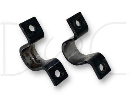 05-07 Ford F250 F350 Front Axle Sway Bar Bushing Brackets Bracket Set OE