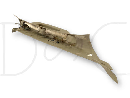 08-10 Ford F250 F350 LH Left Driver A-Pillar Trim W/ Grab Handle Stone OE