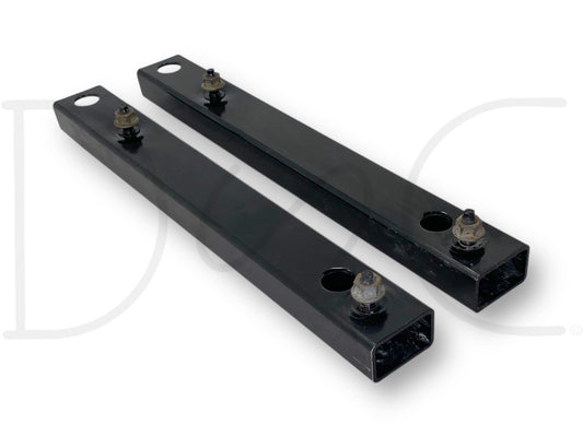 99-10 Ford F250 F350 Rear Bench Seat Base Mount Bracket Rail Set OE Spacers