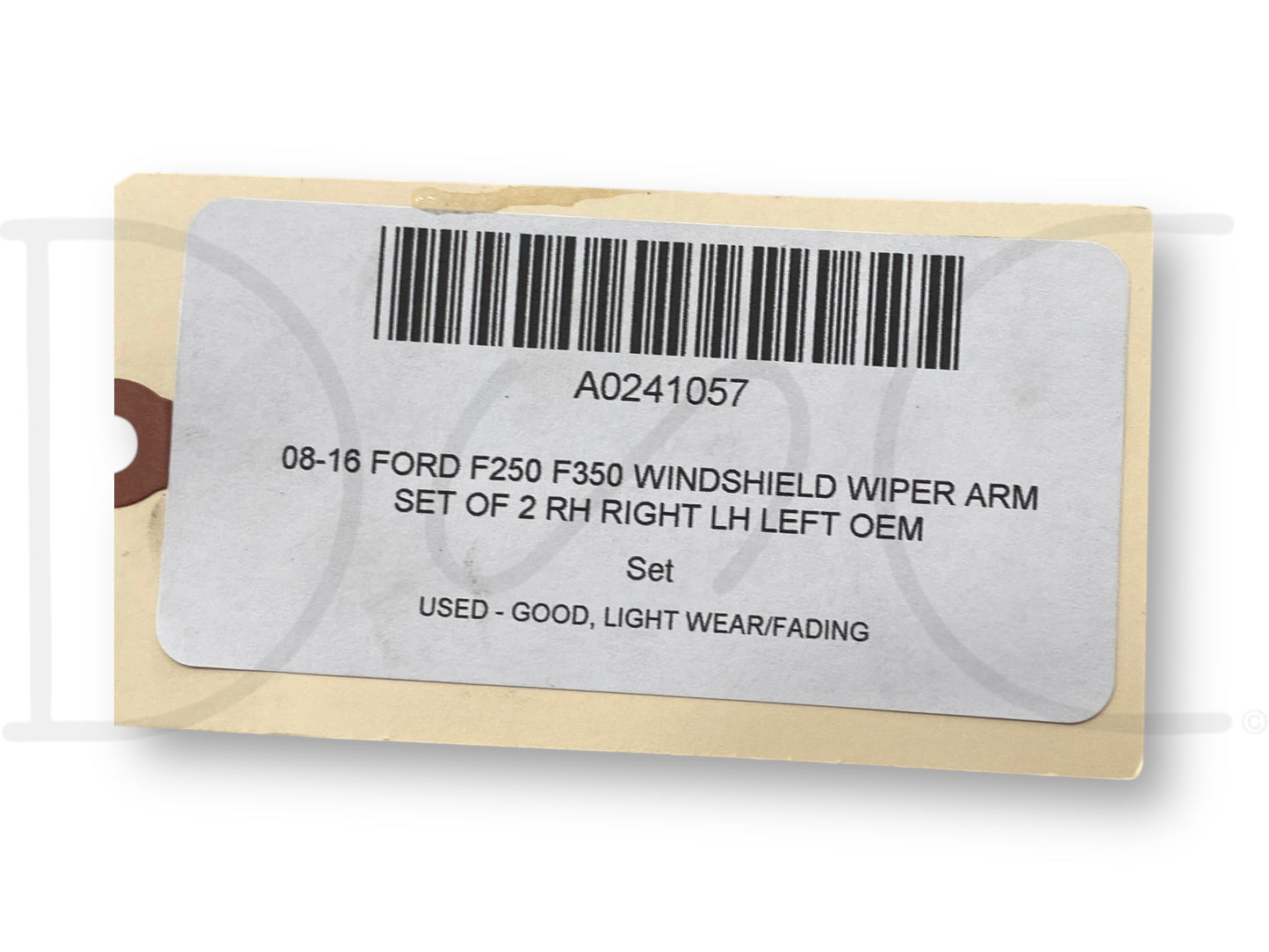 08-16 Ford F250 F350 Windshield Wiper Arm Set Of 2 RH Right LH Left OEM