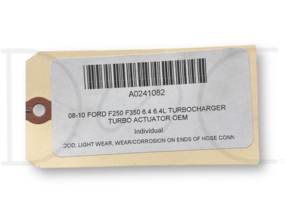 08-10 Ford F250 F350 6.4 6.4L Turbocharger Turbo Actuator OEM