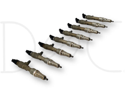 08-10 Ford F250 F350 6.4 6.4L Diesel Fuel Injector Set (8) Injectors 1875072C91