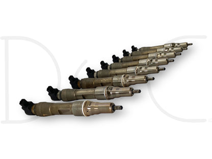 08-10 Ford F250 F350 6.4 6.4L Diesel Fuel Injector Set (8) Injectors 1875072C91