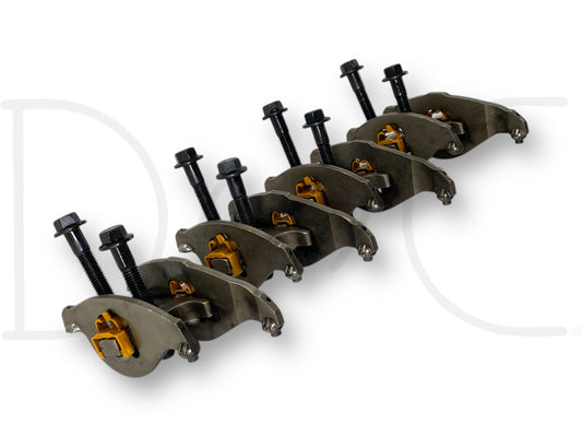 08-10 Ford F250 F350 6.4 Intake Exhaust Rocker Arm Pedestal Set (4 Cylinders)