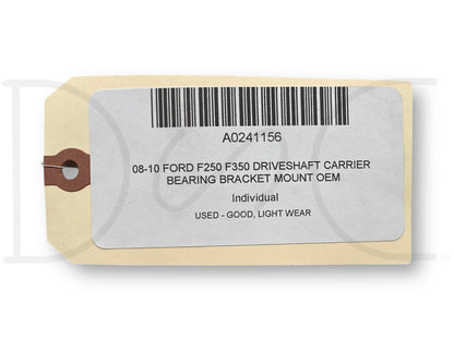 08-10 Ford F250 F350 Driveshaft Carrier Bearing Bracket Mount OEM