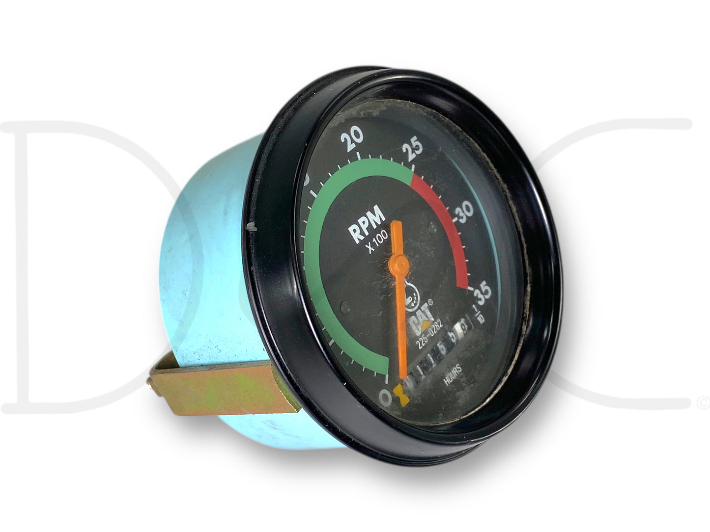 Cat 225-0282 Tachometer Tach Gauge Hour Meter Caterpillar 0-3500 Rpm
