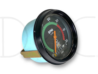Cat 225-0282 Tachometer Tach Gauge Hour Meter Caterpillar 0-3500 Rpm