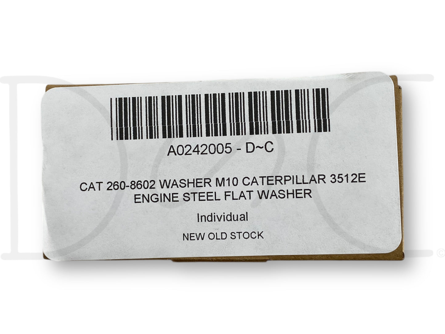 Cat 260-8602 Washer M10 Caterpillar 3512E Engine Steel Flat Washer