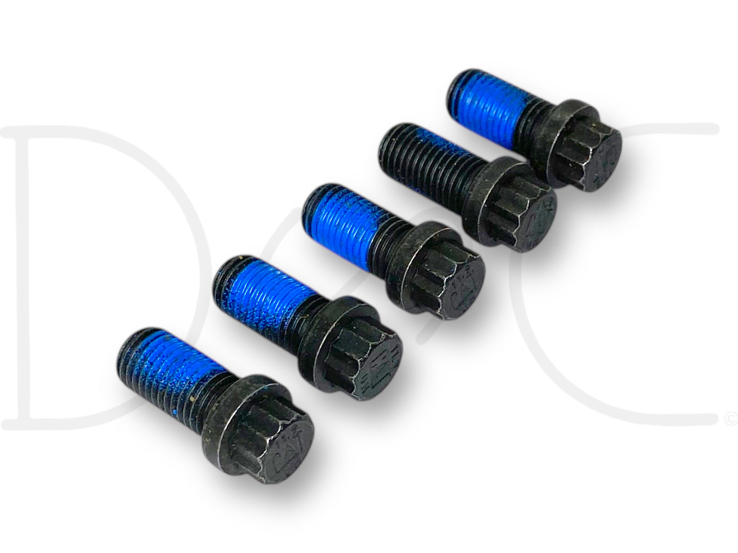 Cat 4E-5985 M10-1.25 X 20MM 12 Point Head Bolt Set Of 5 OEM 11.9 Bolts