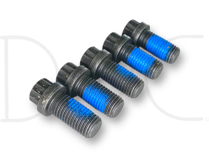 Cat 4E-5985 M10-1.25 X 20MM 12 Point Head Bolt Set Of 5 OEM 11.9 Bolts