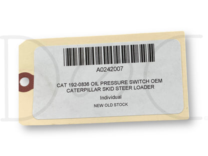 Cat 192-0836 Oil Pressure Switch OEM Caterpillar Skid Steer Loader