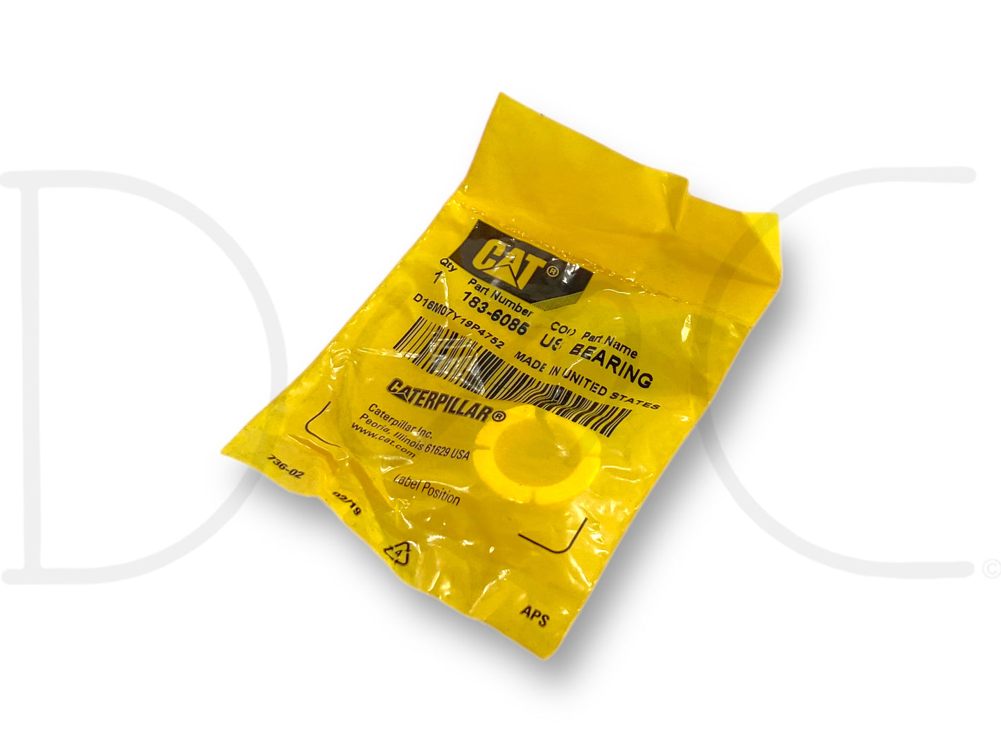 Cat 183-6085 Plastic Bearing Flanged Sleeve 15.90MM Inside Diameter Caterpillar