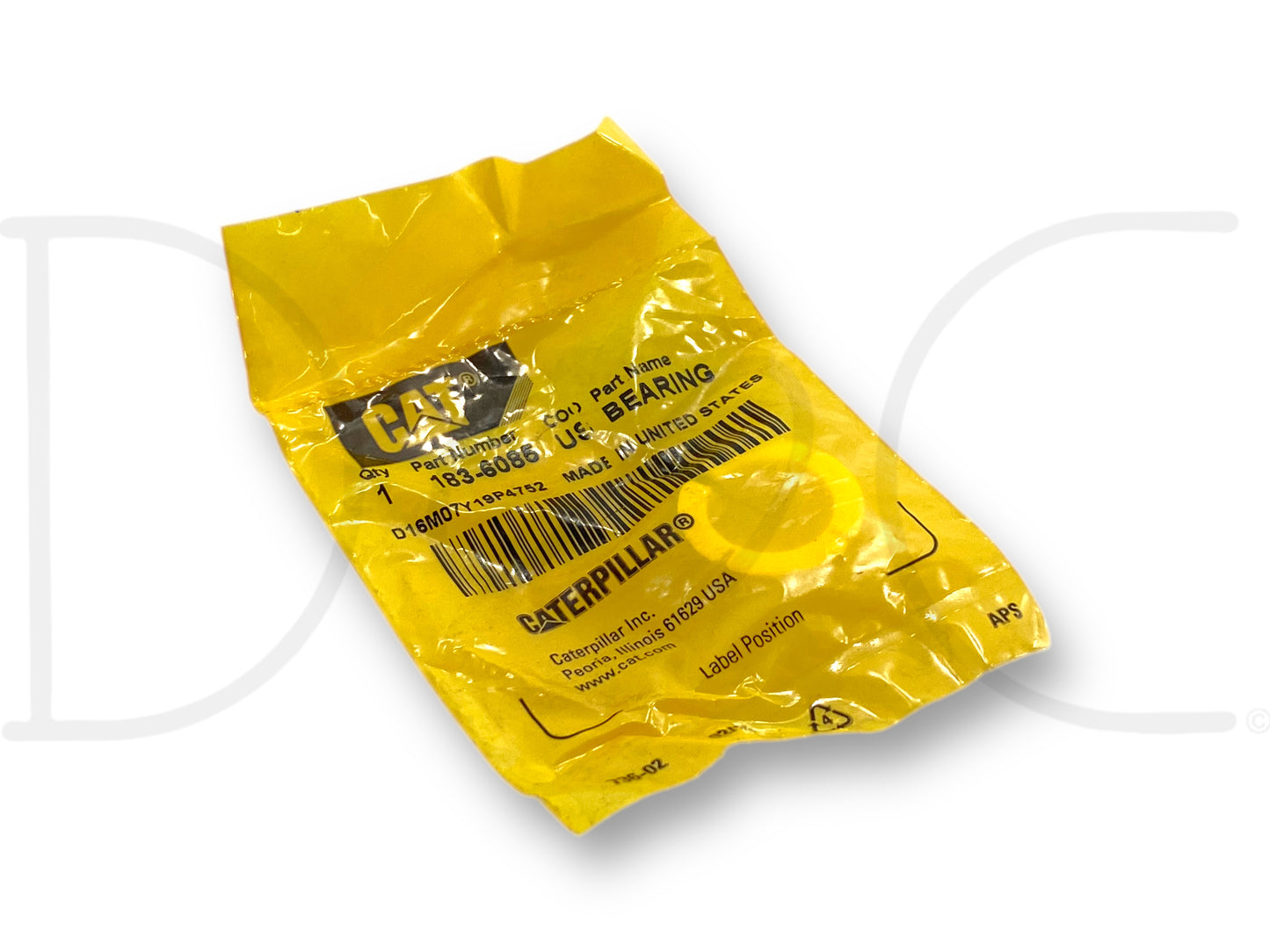 Cat 183-6085 Plastic Bearing Flanged Sleeve 15.90MM Inside Diameter Caterpillar