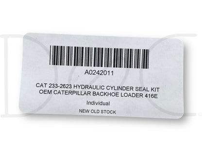 Cat 233-2623 Hydraulic Cylinder Seal Kit OEM Caterpillar Backhoe Loader 416E