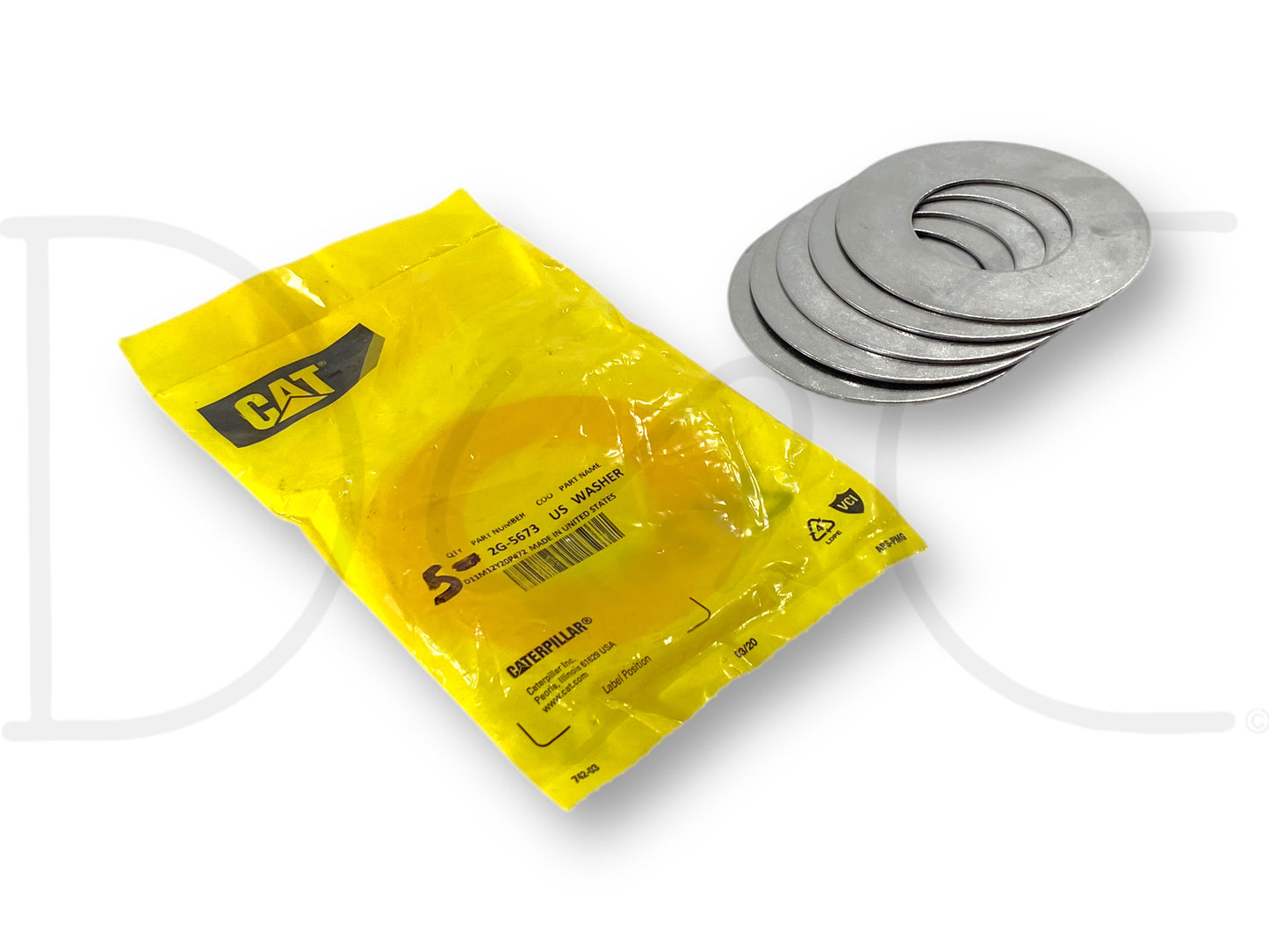 Cat 2G-5673 Washer M48 Lot Of 5 OEM Caterpillar Grader Skidder