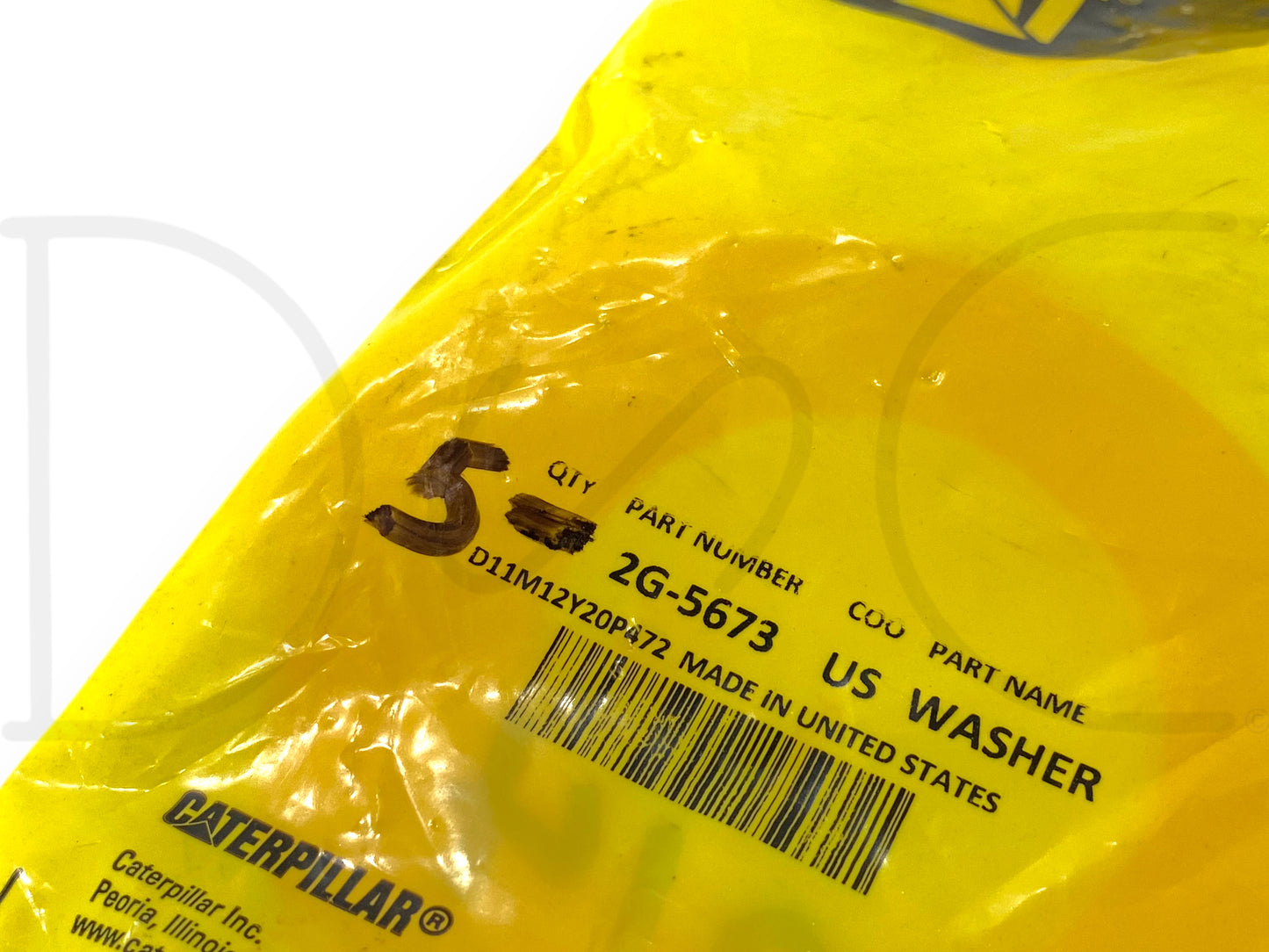 Cat 2G-5673 Washer M48 Lot Of 5 OEM Caterpillar Grader Skidder