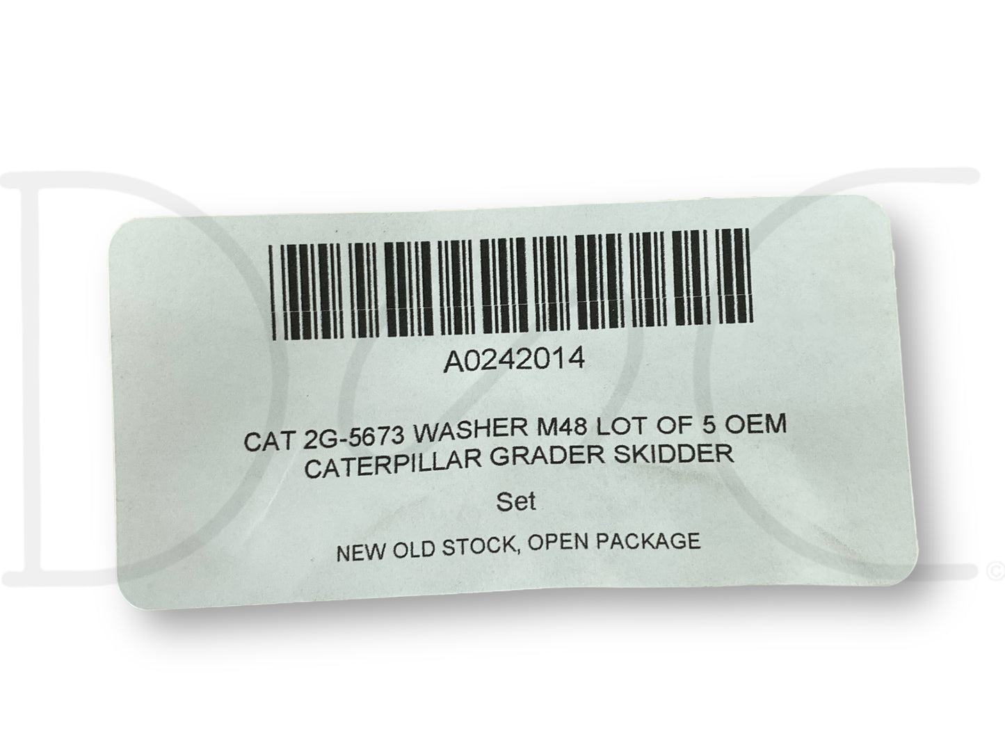 Cat 2G-5673 Washer M48 Lot Of 5 OEM Caterpillar Grader Skidder