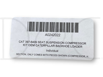Cat 397-6409 Seat Suspension Compressor Kit OEM Caterpillar Backhoe Loader