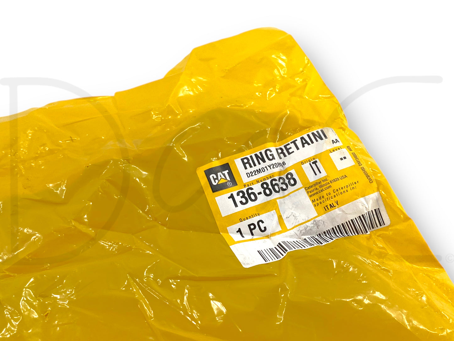 Cat 136-8638 Retaining Ring OEM Caterpillar Compactor Paver Nos *Blem*