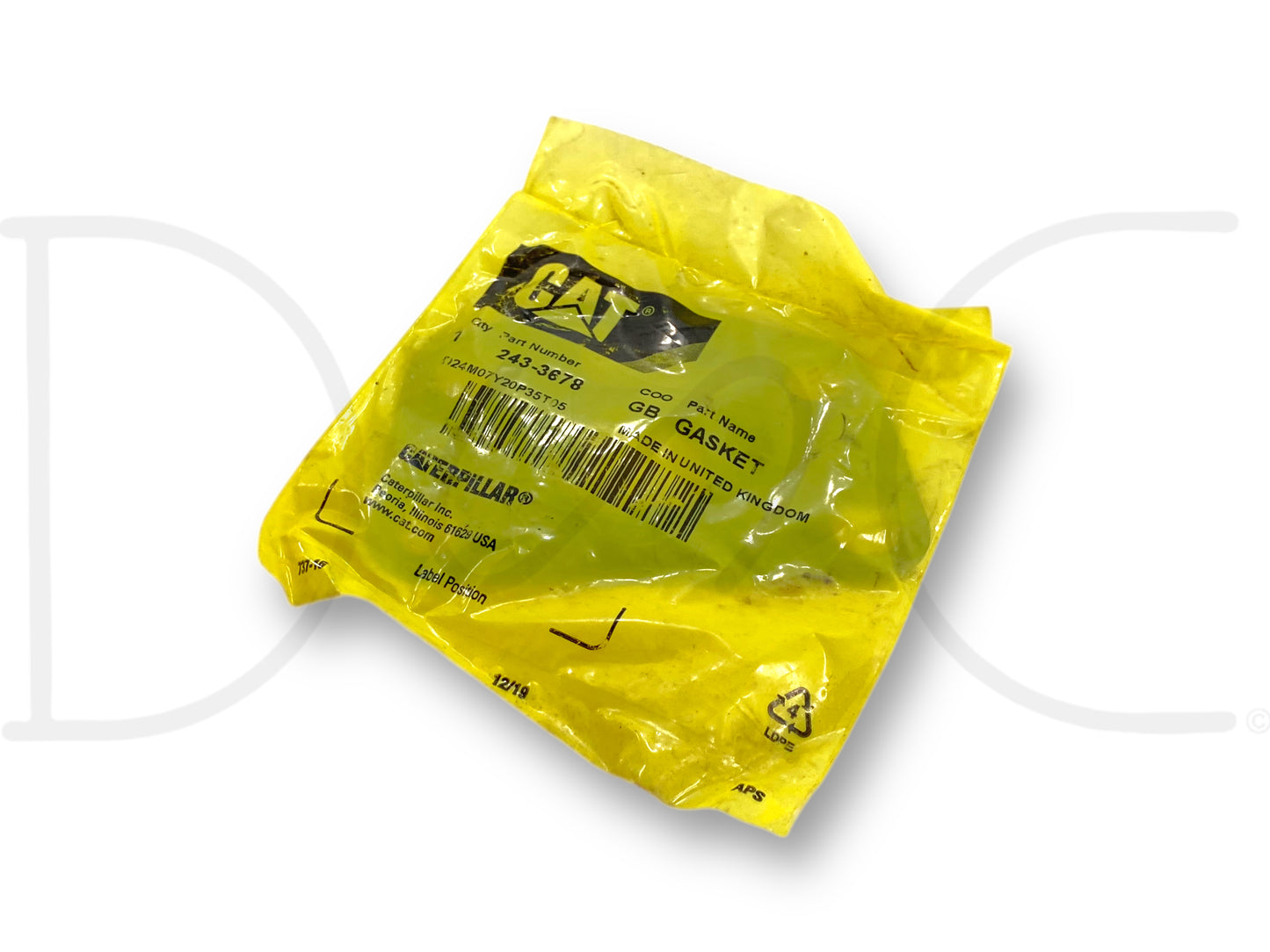 Cat 243-3678 Gasket OEM Caterpillar 3056E Vibratory Compactor