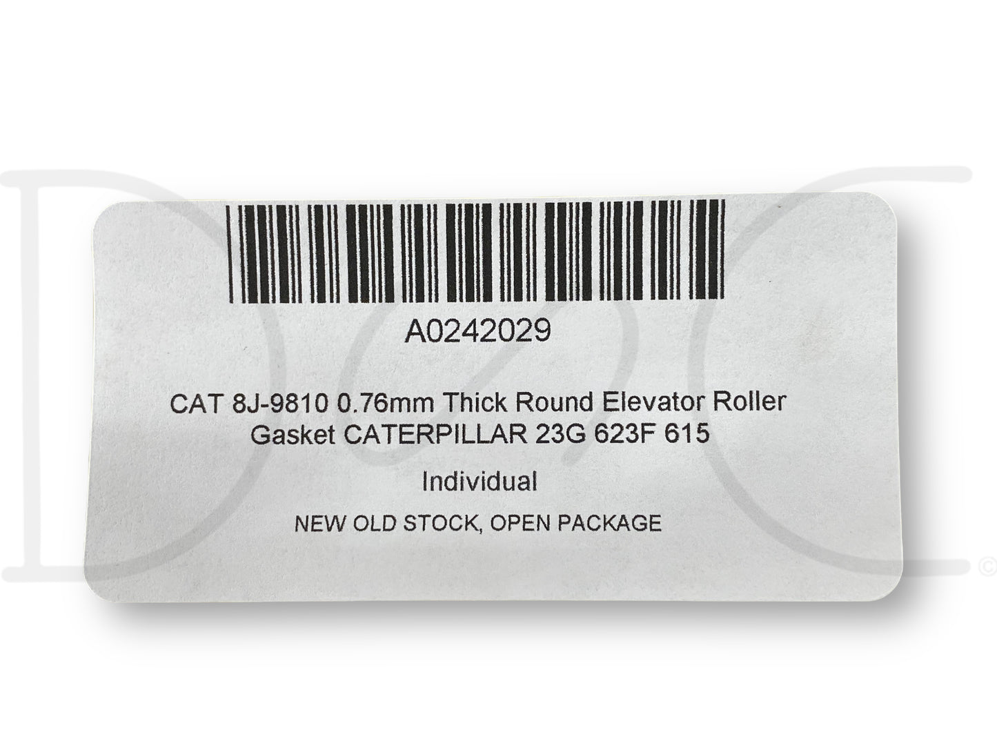 Cat 8J-9810 0.76MM Thick Round Elevator Roller Gasket Caterpillar 23G 623F 615