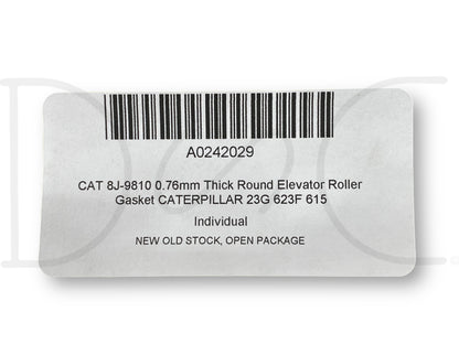 Cat 8J-9810 0.76MM Thick Round Elevator Roller Gasket Caterpillar 23G 623F 615