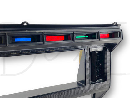 81-98 Ford F650 F750 Dash Bezel Gauge Cluster Trim Panel A/C Vents OEM