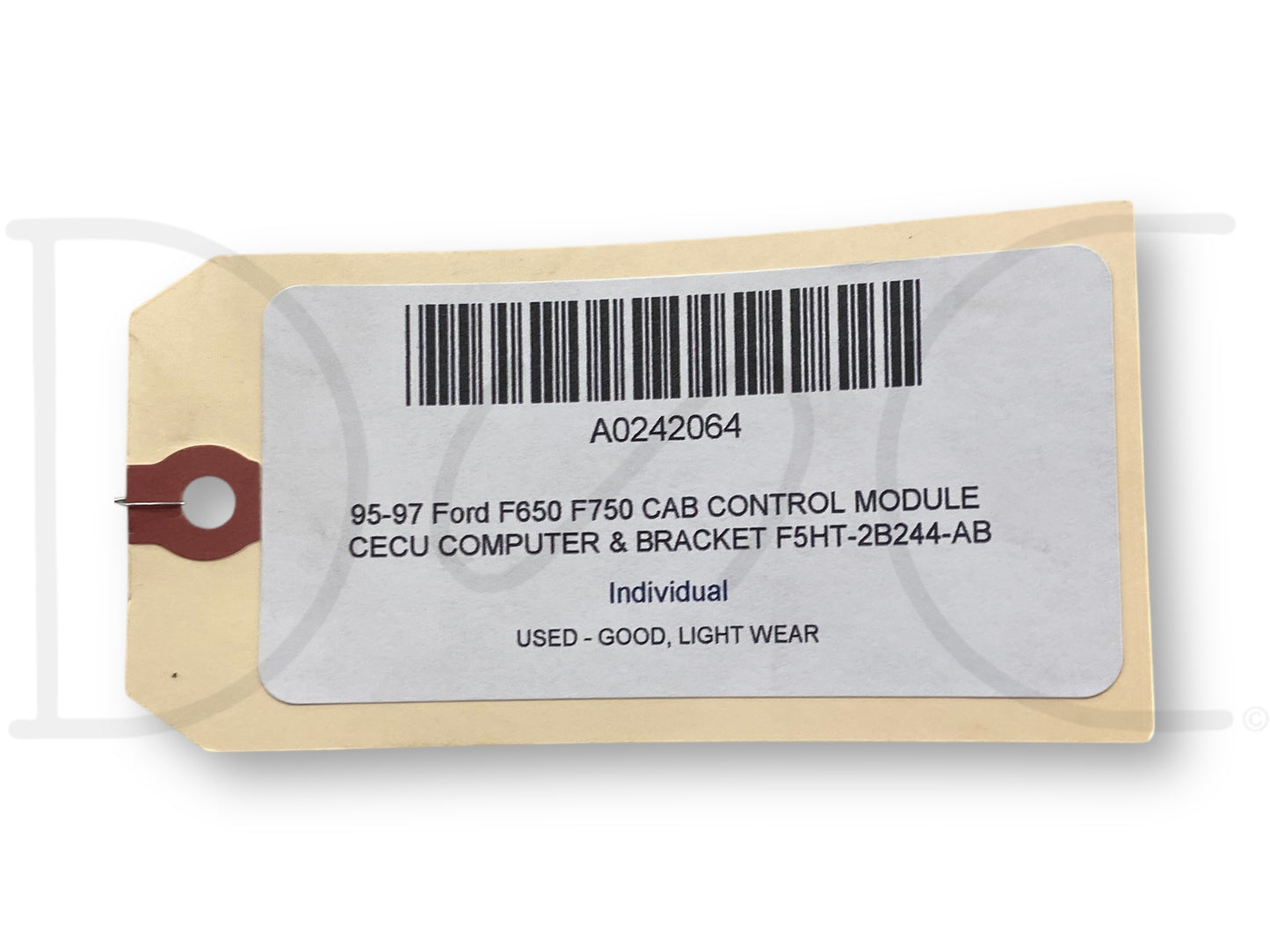 95-97 Ford F650 F750 Cab Control Module Cecu Computer & Bracket F5Ht-2B244-AB