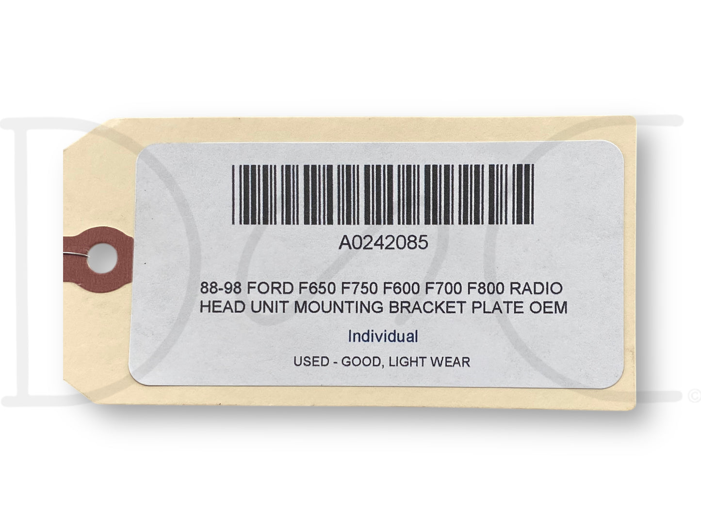 88-98 Ford F650 F750 F600 F700 F800 Radio Head Unit Mounting Bracket Plate OEM