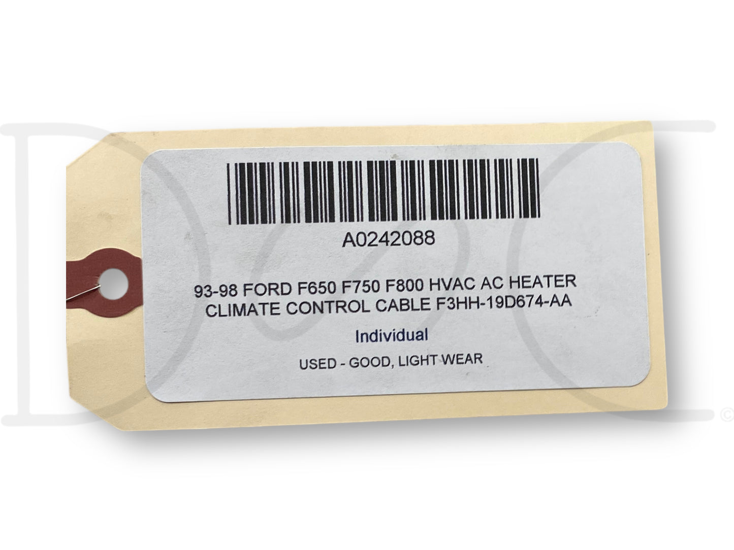 93-98 Ford F650 F750 F800 HVAC Ac Heater Climate Control Cable F3Hh-19D674-Aa