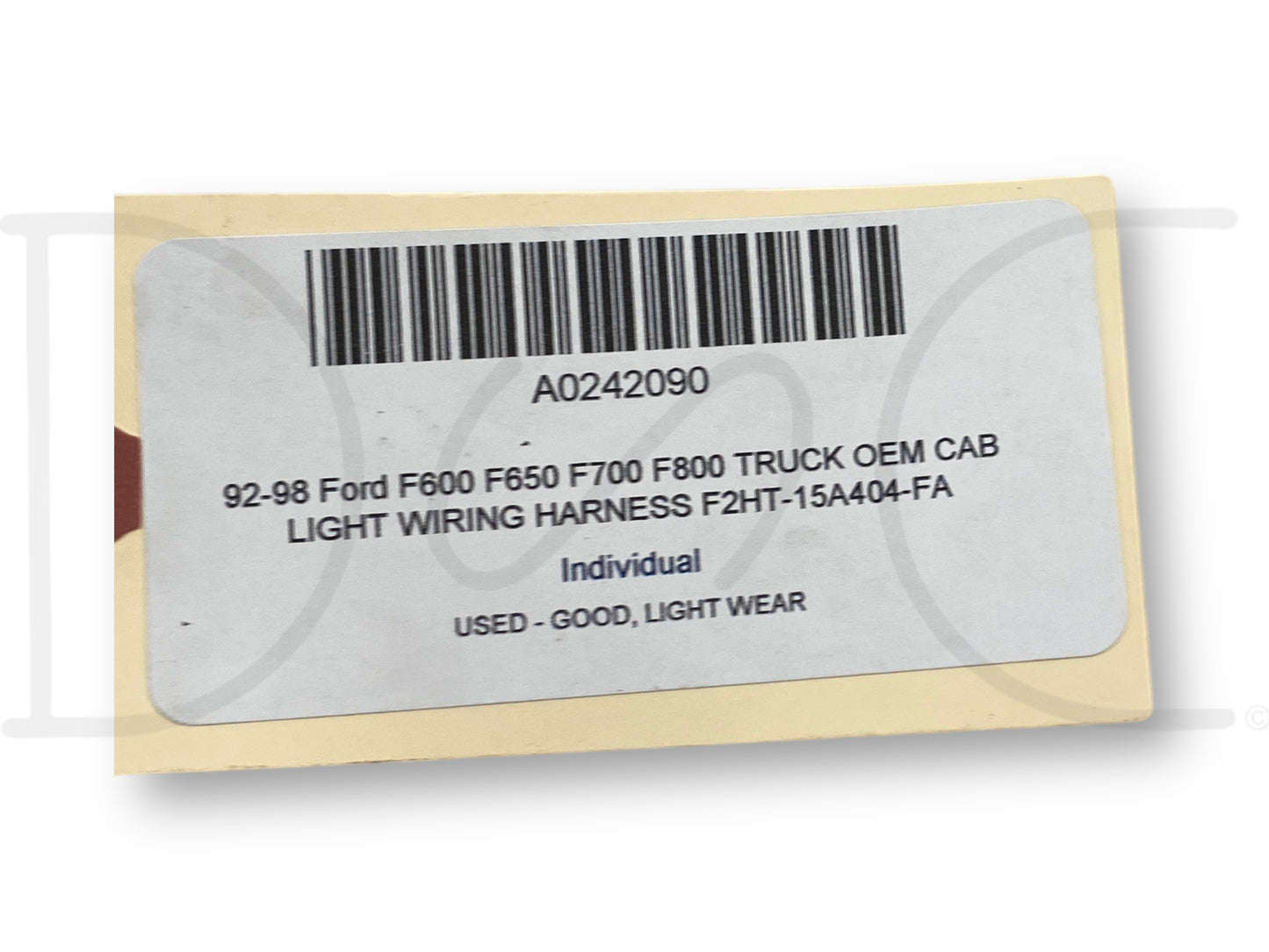 92-98 Ford F600 F650 F700 F800 Truck OEM Cab Light Wiring Harness F2Ht-15A404-Fa