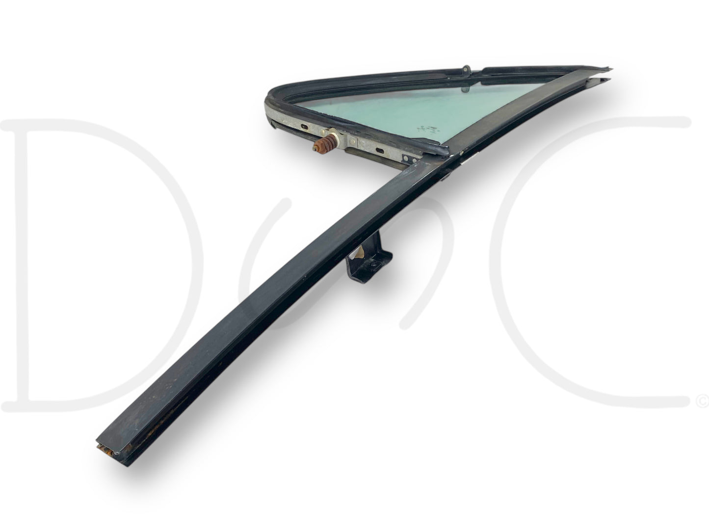 92-97 Ford F250 F350 LH Left Driver Vent Wing Window Glass Assembly OEM