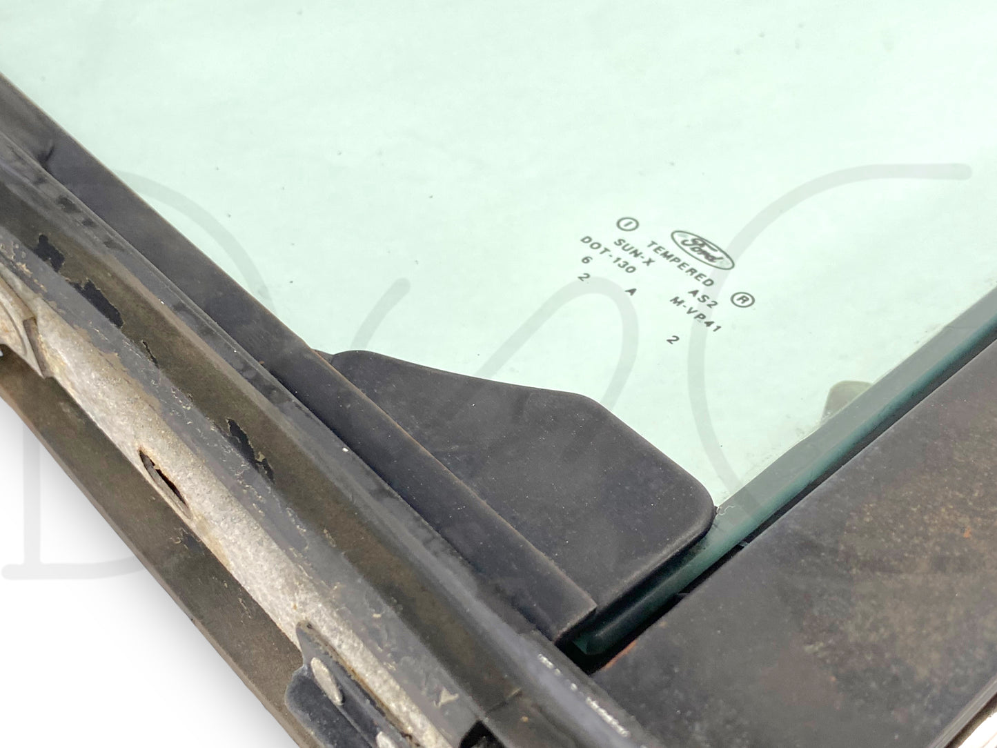 92-97 Ford F250 F350 LH Left Driver Vent Wing Window Glass Assembly OEM