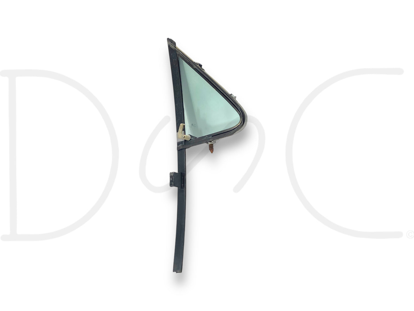 92-97 Ford F250 F350 LH Left Driver Vent Wing Window Glass Assembly OEM