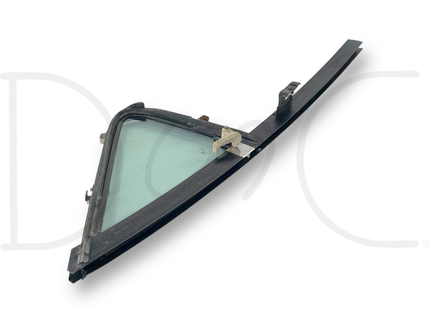 92-97 Ford F250 F350 LH Left Driver Vent Wing Window Glass Assembly OEM