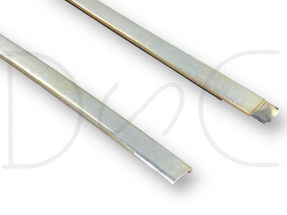 80-96 Ford F250 F350 Front Windshield Trim Molding Chrome [5] Piece Set *Blem*