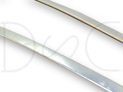 80-96 Ford F250 F350 Front Windshield Trim Molding Chrome [5] Piece Set *Blem*