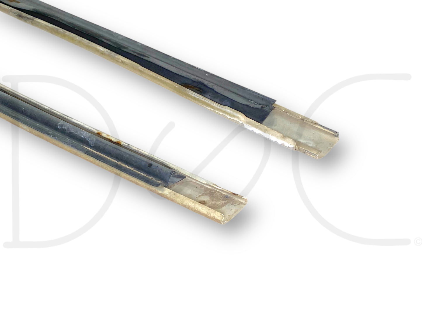 80-96 Ford F250 F350 Front Windshield Trim Molding Chrome [5] Piece Set *Blem*