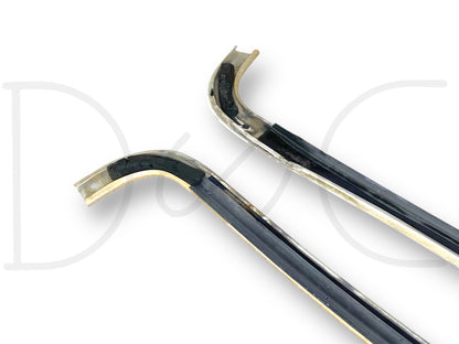 80-96 Ford F250 F350 Front Windshield Trim Molding Chrome [5] Piece Set *Blem*