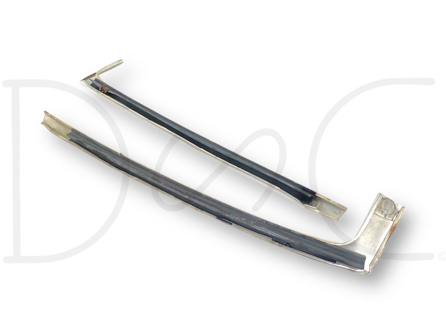 80-96 Ford F250 F350 Front Windshield Trim Molding Chrome [5] Piece Set *Blem*
