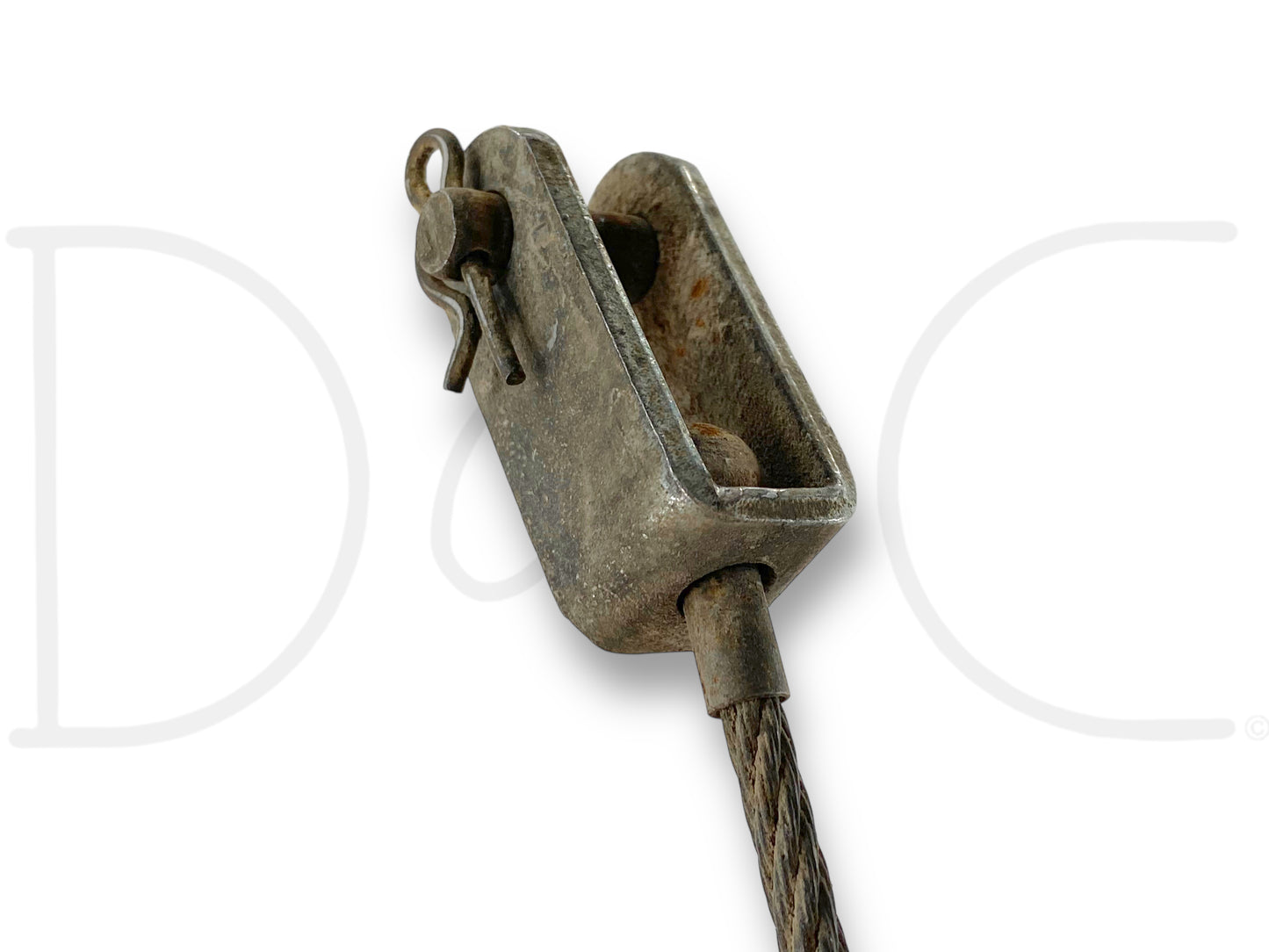 95-98 Ford F600 F650 F700 F800 Tilt Hood Limit Cable Strap Assembly OEM