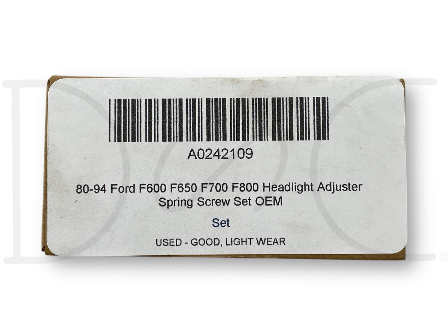 80-94 Ford F600 F650 F700 F800 Headlight Adjuster Spring Screw Set OEM