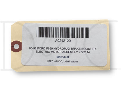 95-98 Ford F650 Hydromax Brake Booster Electric Motor Assembly 2772114