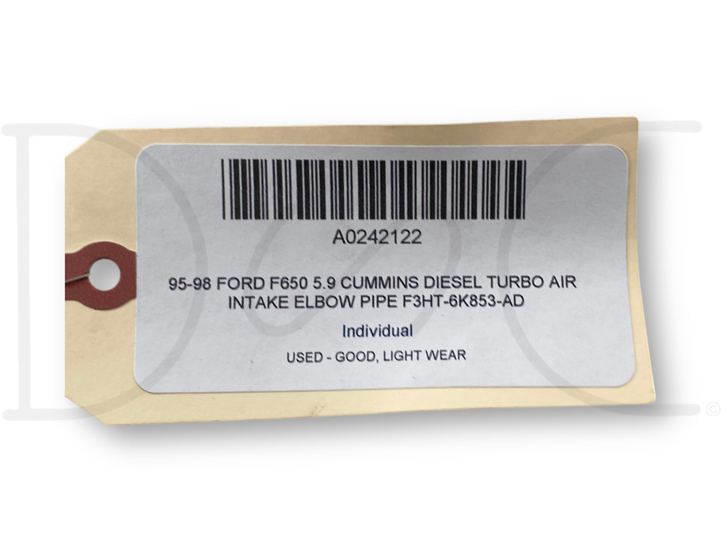95-98 Ford F650 5.9 Cummins Diesel Turbo Air Intake Elbow Pipe F3Ht-6K853-Ad
